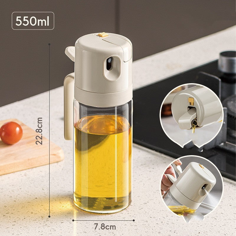 2 In 1 Oil Sprayer Bottle for Cooking Oil