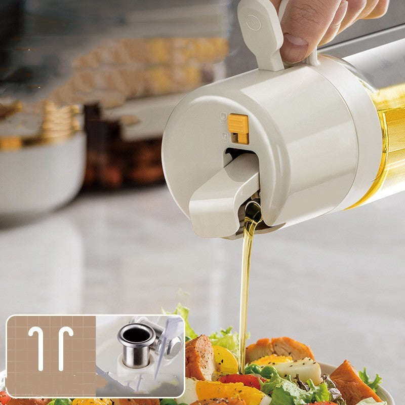 2 In 1 Oil Sprayer Bottle for Cooking Oil